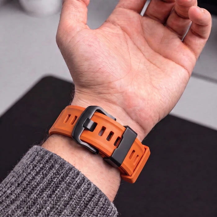 Tech-Protect Motion for Garmin Fenix 5x / 5x Plus / 6x / 6x Pro / 7x / 8 / 8 Pro / 9 / 9 Pro 51 mm Signal Orange