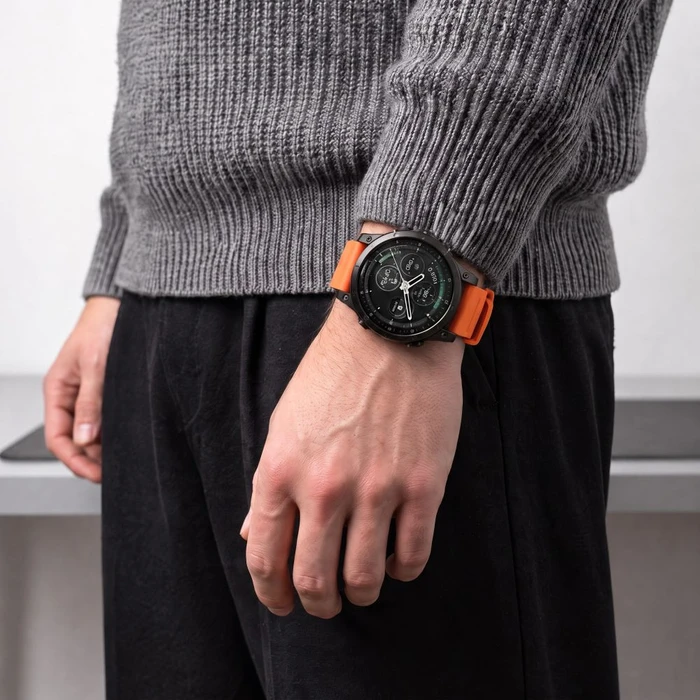 Tech-Protect Motion for Garmin Fenix 5x / 5x Plus / 6x / 6x Pro / 7x / 8 / 8 Pro / 9 / 9 Pro 47 mm Signal Orange
