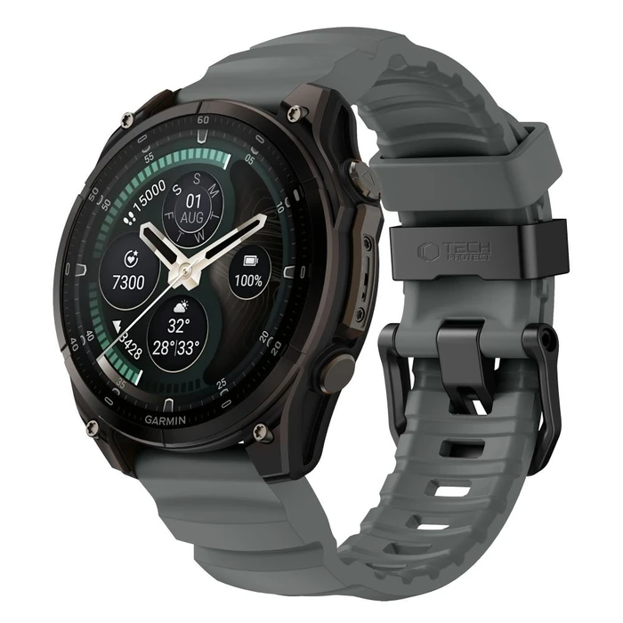Tech-Protect Motion for Garmin Fenix 5x / 5x Plus / 6x / 6x Pro / 7x / 8 / 8 Pro / 9 / 9 Pro 47 mm Storm Grey