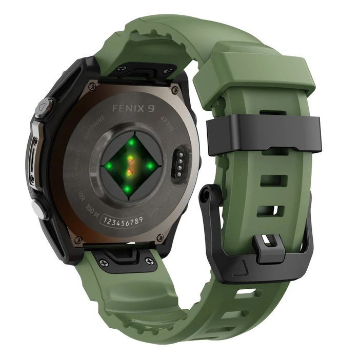 Tech-Protect Motion for Garmin Fenix 5x / 5x Plus / 6x / 6x Pro / 7x / 8 / 8 Pro / 9 / 9 Pro 51 mm Military Green