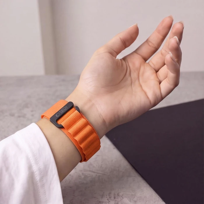 Tech-Protect Nylon Pro for Garmin Fenix 5x / 5x Plus / 6x / 6x Pro / 7x / 8 / 8 Pro / 9 / 9 Pro 47 mm Orange