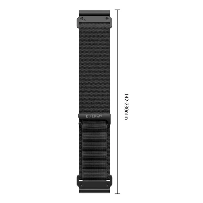 Tech-Protect Nylon Pro for Garmin Fenix 5x / 5x Plus / 6x / 6x Pro / 7x / 8 / 8 Pro / 9 / 9 Pro 51 mm Black