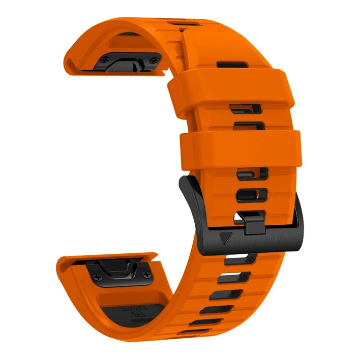 Tech-Protect Iconband Pro for Garmin Fenix 5x / 5x Plus / 6x / 6x Pro / 7x / 8 / 8 Pro / 9 / 9 Pro 51 mm Orange/black