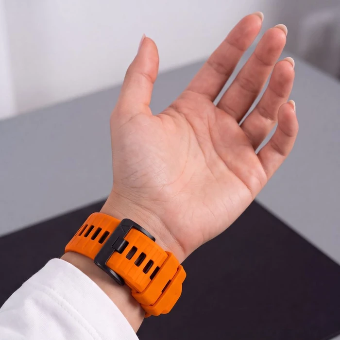 Tech-Protect Iconband Pro for Garmin Fenix 5x / 5x Plus / 6x / 6x Pro / 7x / 8 / 8 Pro / 9 / 9 Pro 47 mm Orange/black