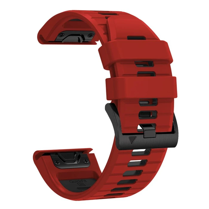 Tech-Protect Iconband Pro for Garmin Fenix 5x / 5x Plus / 6x / 6x Pro / 7x / 8 / 8 Pro / 9 / 9 Pro 47 mm Red/black