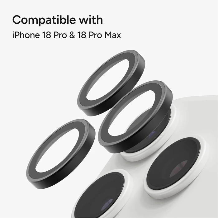 ZAGG Invisibleshield Camera Rings Apple iPhone 18 Pro / 18 Pro Max (black)