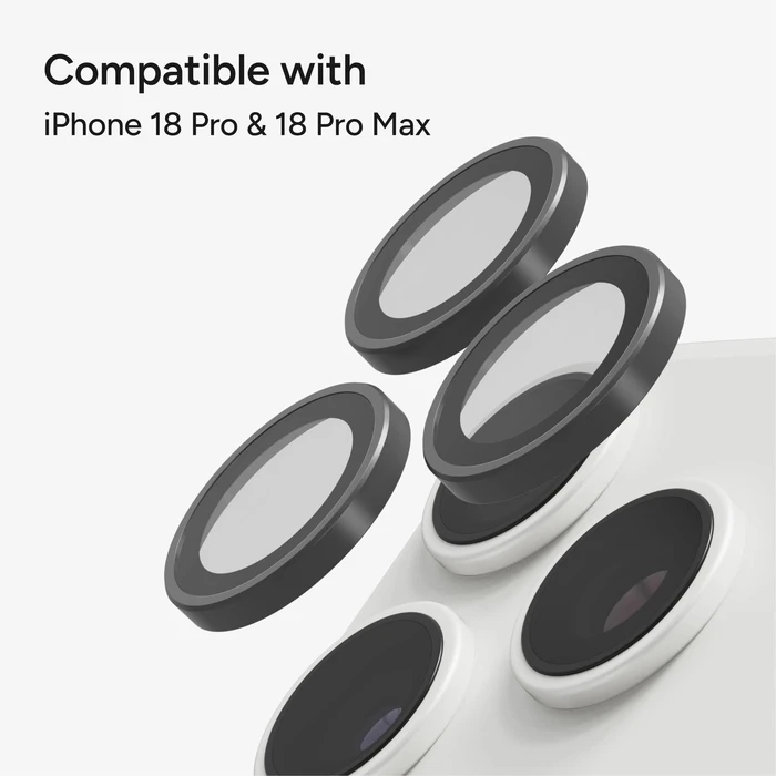 ZAGG Invisibleshield Camera Rings Apple iPhone 18 Pro / 18 Pro Max (silver)