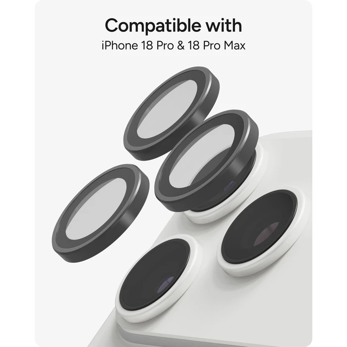 ZAGG Invisibleshield Camera Rings Apple iPhone 18 Pro / 18 Pro Max (silver)