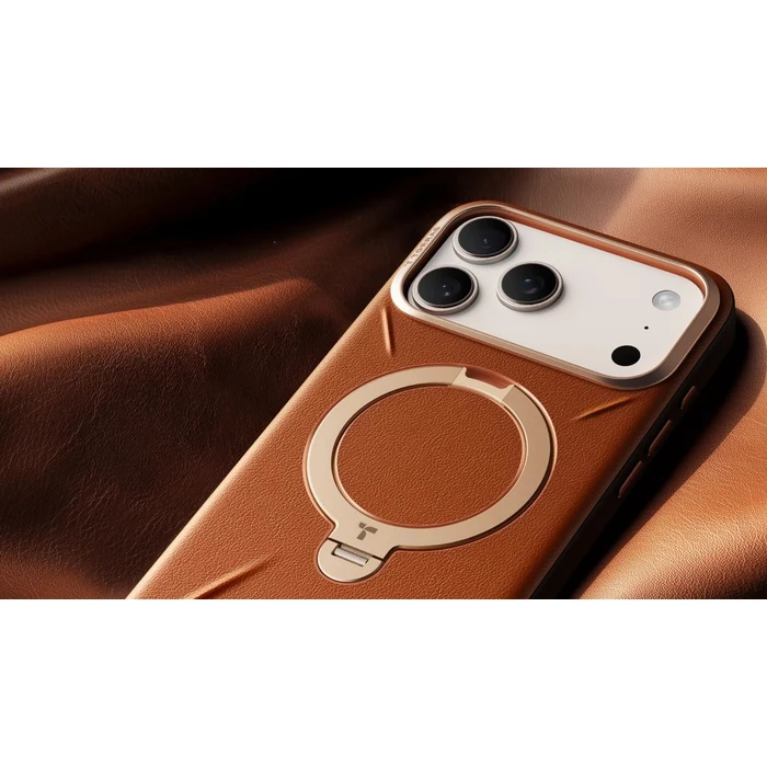 TORRAS Ostand Q3 VegSkin Apple iPhone 18 Pro / 17 Pro MagSafe (brown)