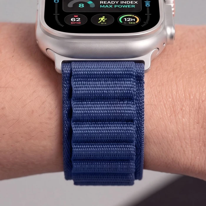 Tech-Protect Nylon Pro Apple Watch 8 / 9 / 10 / 11 / 12 / SE / Ultra 44/45/46/49 mm Navy Blue