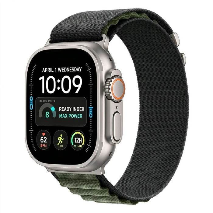 Tech-Protect Nylon Pro Apple Watch 8 / 9 / 10 / 11 / 12 / SE / Ultra 44/45/46/49 mm Black / Green