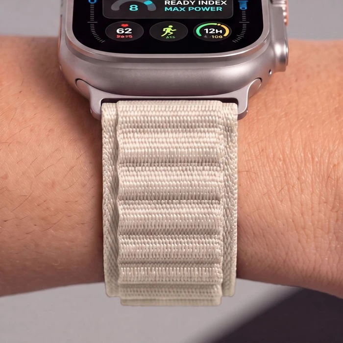 Tech-Protect Nylon Pro Apple Watch 8 / 9 / 10 / 11 / 12 / SE / Ultra 44/45/46/49 mm Starlight