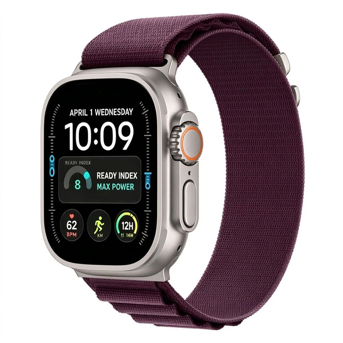 Tech-Protect Nylon Pro Apple Watch 8 / 9 / 10 / 11 / 12 / SE / Ultra 44/45/46/49 mm Deep Burgundy