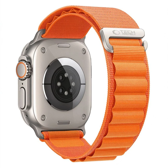 Tech-Protect Nylon Pro Apple Watch 8 / 9 / 10 / 11 / 12 / SE / Ultra 44/45/46/49 mm Orange