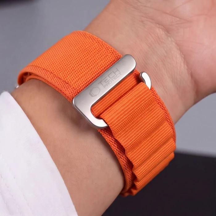Tech-Protect Nylon Pro Apple Watch 8 / 9 / 10 / 11 / 12 / SE / Ultra 44/45/46/49 mm Orange