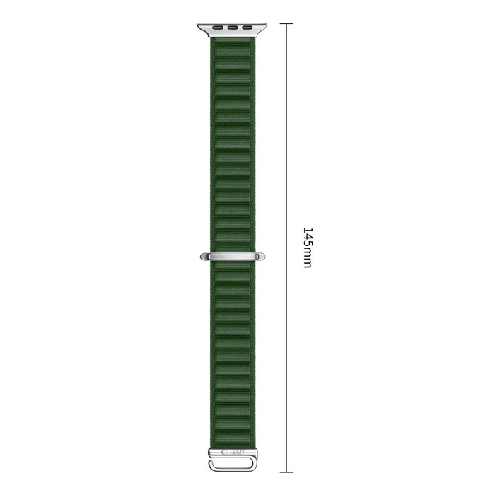 Tech-Protect Nylon Pro Apple Watch 8 / 9 / 10 / 11 / 12 / SE / Ultra 44/45/46/49 mm Military Green