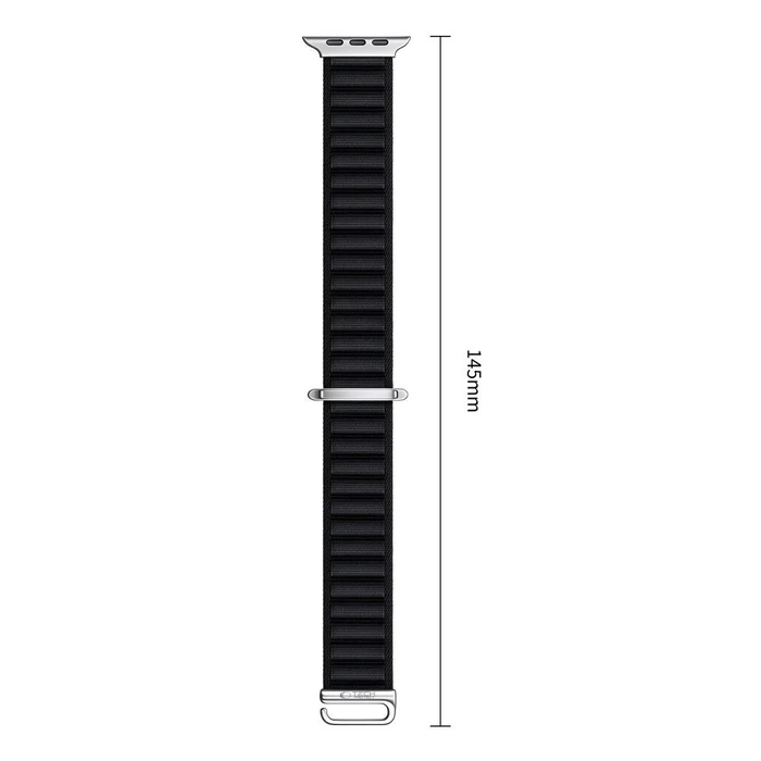 Tech-Protect Nylon Pro Apple Watch 8 / 9 / 10 / 11 / 12 / SE / Ultra 44/45/46/49 mm Black