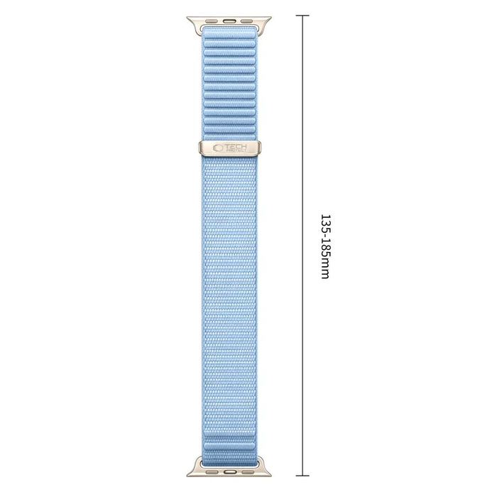 Tech-Protect Nylonloop Apple Watch 8 / 9 / 10 / 11 / 12 / SE 40/41/42 mm Baby Blue