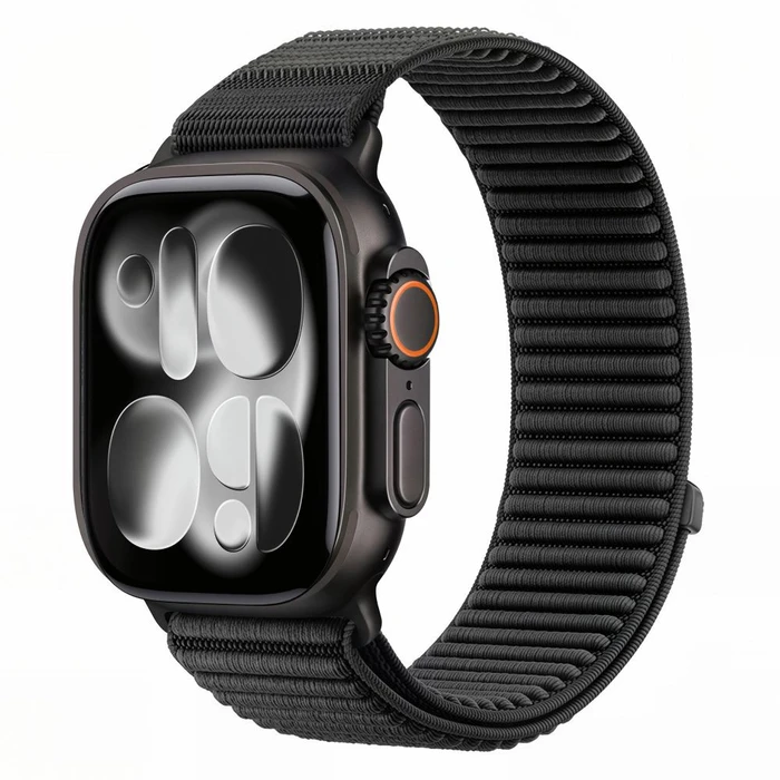 Tech-Protect Nylonloop Apple Watch 8 / 9 / 10 / 11 / 12 / SE 40/41/42 mm Black