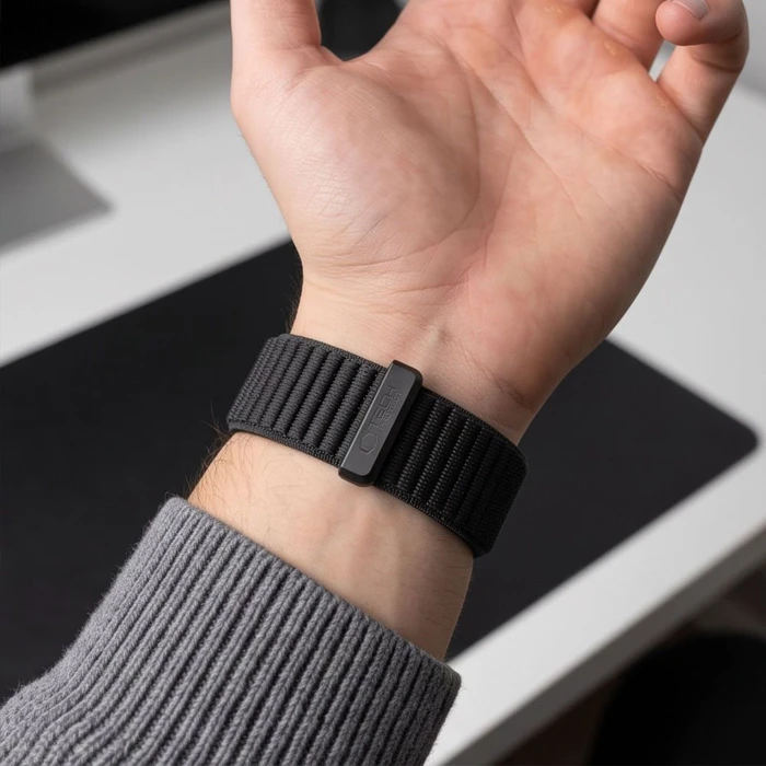 Tech-Protect Nylonloop Apple Watch 8 / 9 / 10 / 11 / 12 / SE 40/41/42 mm Black