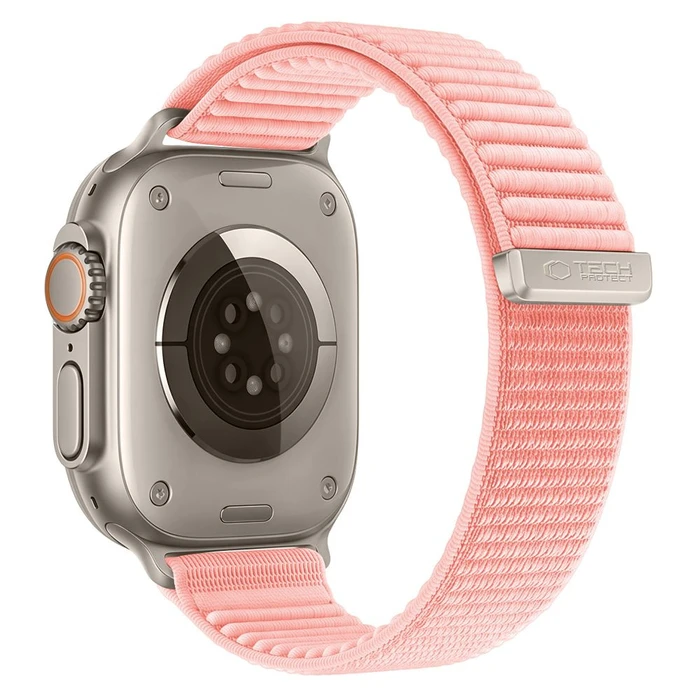 Tech-Protect Nylonloop Apple Watch 8 / 9 / 10 / 11 / 12 / SE 40/41/42 mm Blush Pink
