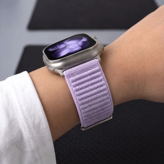 Tech-Protect Nylonloop Apple Watch 8 / 9 / 10 / 11 / 12 / SE 40/41/42 mm Purple