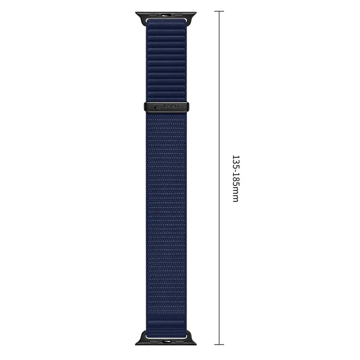 Tech-Protect Nylonloop Apple Watch 8 / 9 / 10 / 11 / 12 / SE / Ultra 44/45/46/49 mm Navy Blue