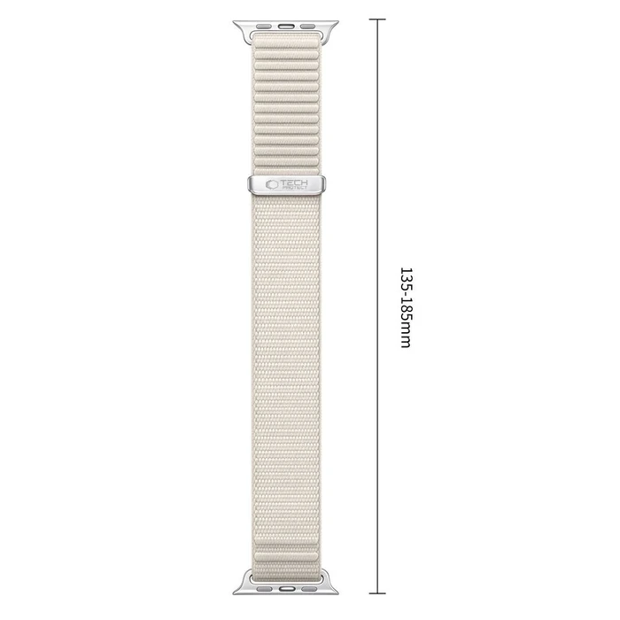 Tech-Protect Nylonloop Apple Watch 8 / 9 / 10 / 11 / 12 / SE / Ultra 44/45/46/49 mm Starlight