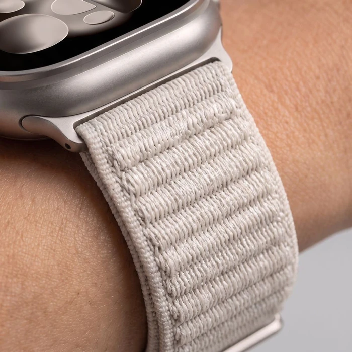 Tech-Protect Nylonloop Apple Watch 8 / 9 / 10 / 11 / 12 / SE / Ultra 44/45/46/49 mm Starlight