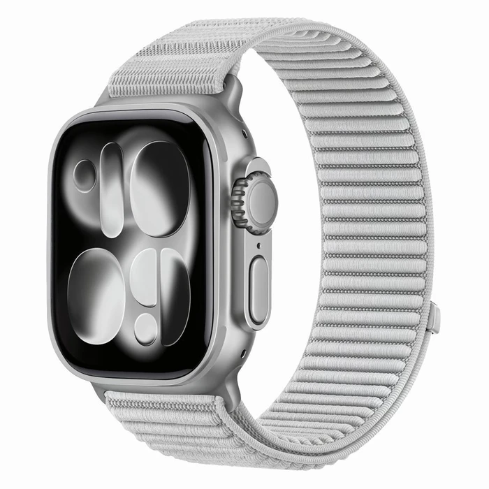 Tech-Protect Nylonloop Apple Watch 8 / 9 / 10 / 11 / 12 / SE / Ultra 44/45/46/49 mm Light Grey