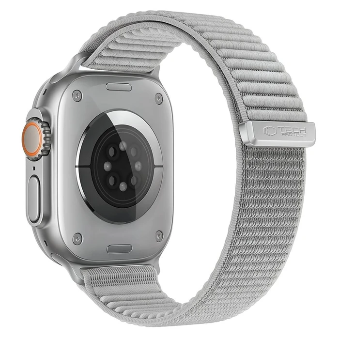 Tech-Protect Nylonloop Apple Watch 8 / 9 / 10 / 11 / 12 / SE / Ultra 44/45/46/49 mm Light Grey