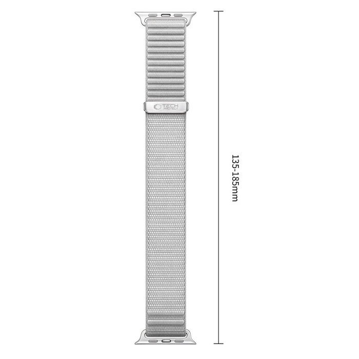 Tech-Protect Nylonloop Apple Watch 8 / 9 / 10 / 11 / 12 / SE / Ultra 44/45/46/49 mm Light Grey