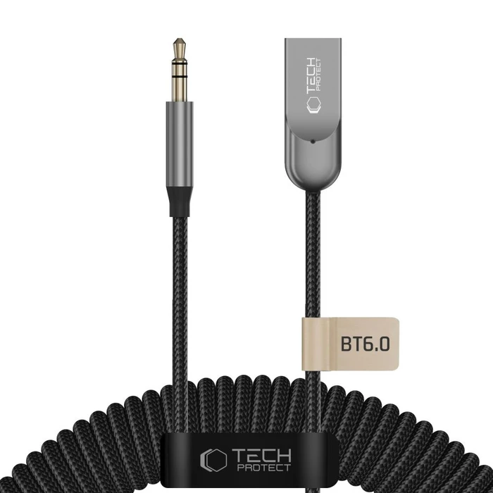 Tech-Protect Ultraboost Au04 Audio Adapter Aux Bluetooth 6.0 Grey