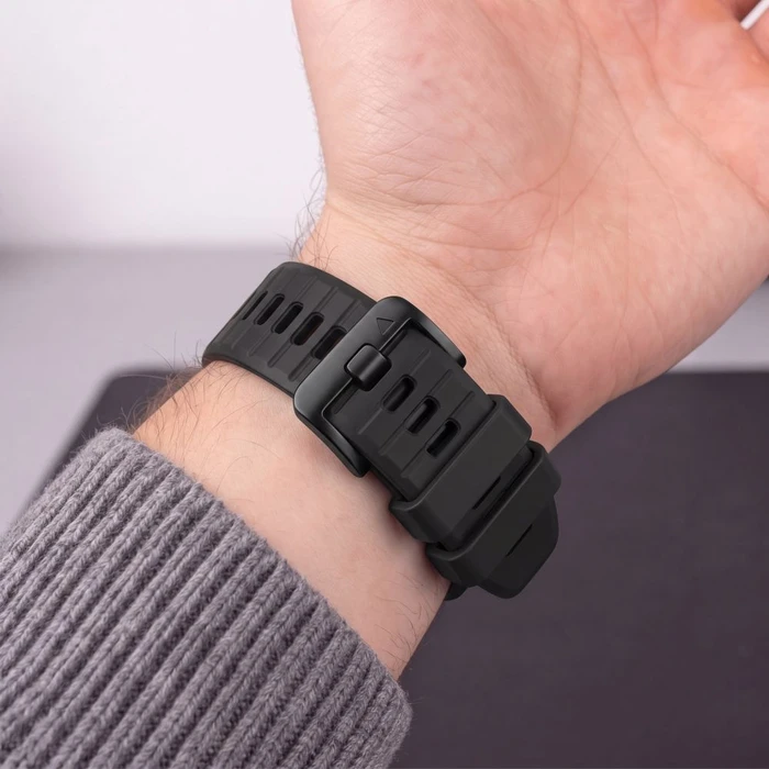 Tech-Protect Silicone Garmin Fenix 5 / 6 / 6 Pro / 7 / 8 / 8 Pro / E / 9 / 9 Pro 47 mm Obsidian Black