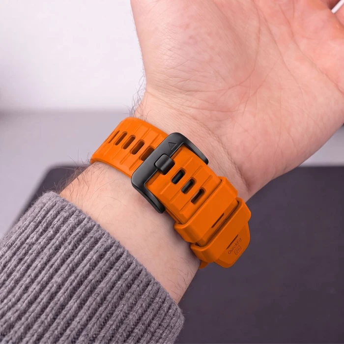 Tech-Protect Silicone Garmin Fenix 5 / 6 / 6 Pro / 7 / 8 / 8 Pro / E / 9 / 9 Pro 47 mm Signal Orange