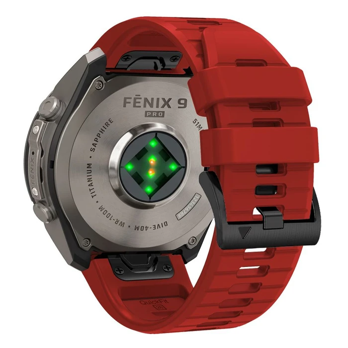 Tech-Protect Silicone Garmin Fenix 5 / 6 / 6 Pro / 7 / 8 / 8 Pro / E / 9 / 9 Pro 47 mm Crimson Red