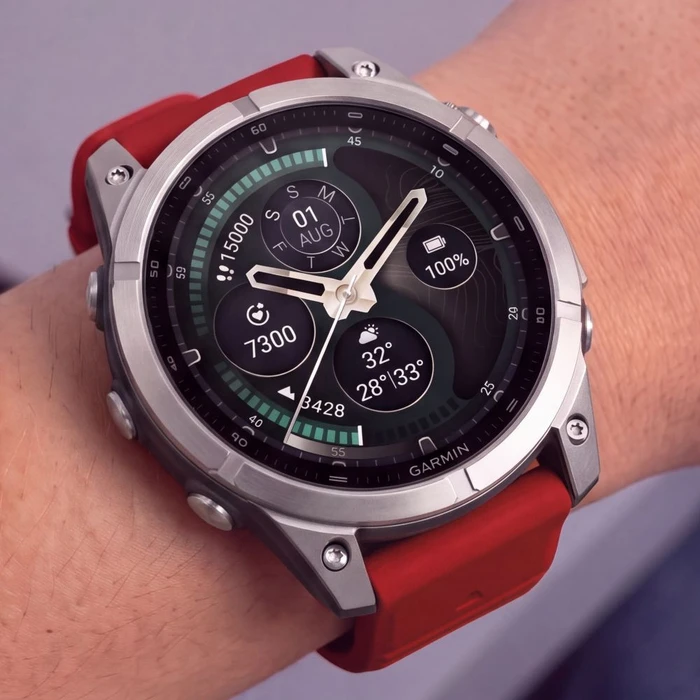 Tech-Protect Silicone Garmin Fenix 5 / 6 / 6 Pro / 7 / 8 / 8 Pro / E / 9 / 9 Pro 47 mm Crimson Red