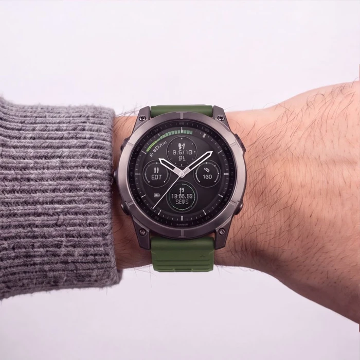 Tech-Protect Silicone Garmin Fenix 5 / 6 / 6 Pro / 7 / 8 / 8 Pro / E / 9 / 9 Pro 51 mm Military Green