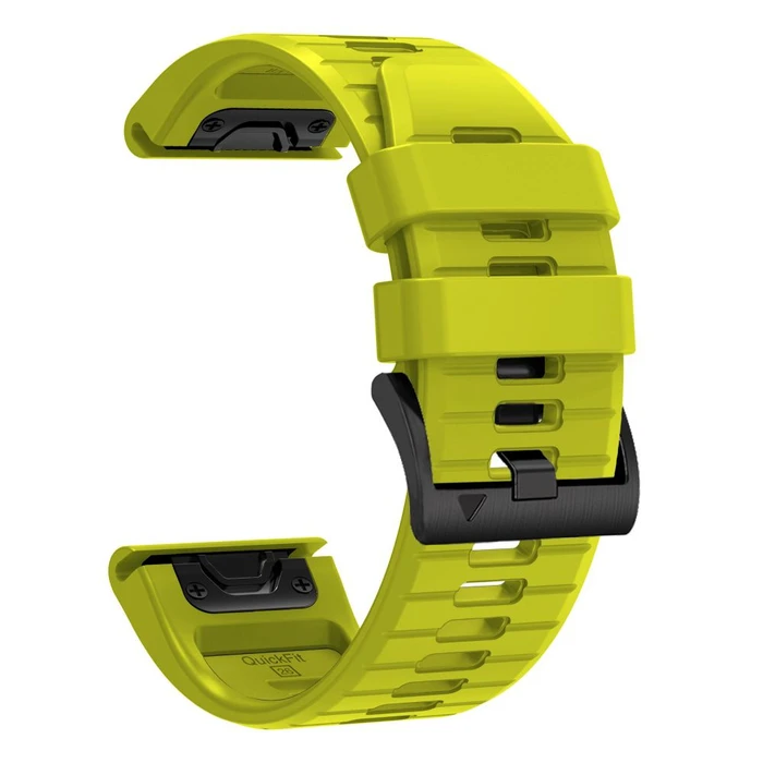 Tech-Protect Silicone Garmin Fenix 5 / 6 / 6 Pro / 7 / 8 / 8 Pro / E / 9 / 9 Pro 51 mm Volt Lime