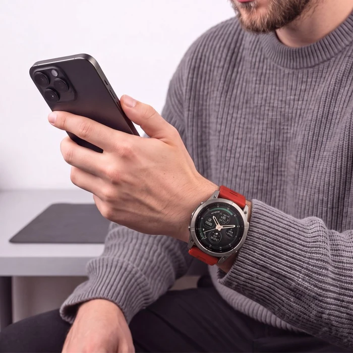Tech-Protect Silicone Garmin Fenix 5 / 6 / 6 Pro / 7 / 8 / 8 Pro / E / 9 / 9 Pro 51 mm Crimson Red