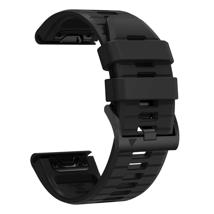 Tech-Protect Silicone Garmin Fenix 5 / 6 / 6 Pro / 7 / 8 / 8 Pro / E / 9 / 9 Pro 51 mm Obsidian Black