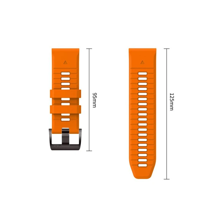 Tech-Protect Silicone Garmin Fenix 5 / 6 / 6 Pro / 7 / 8 / 8 Pro / E / 9 / 9 Pro 51 mm Signal Orange