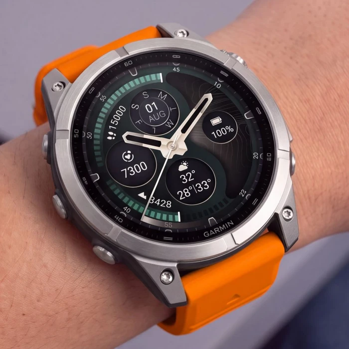 Tech-Protect Silicone Garmin Fenix 5 / 6 / 6 Pro / 7 / 8 / 8 Pro / E / 9 / 9 Pro 51 mm Signal Orange