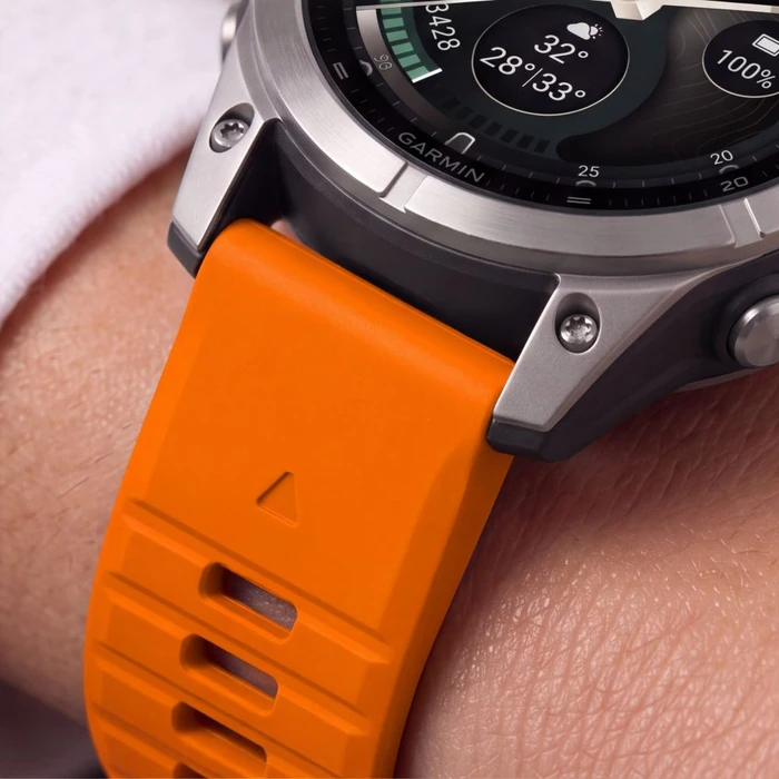 Tech-Protect Silicone Garmin Fenix 5 / 6 / 6 Pro / 7 / 8 / 8 Pro / E / 9 / 9 Pro 51 mm Signal Orange