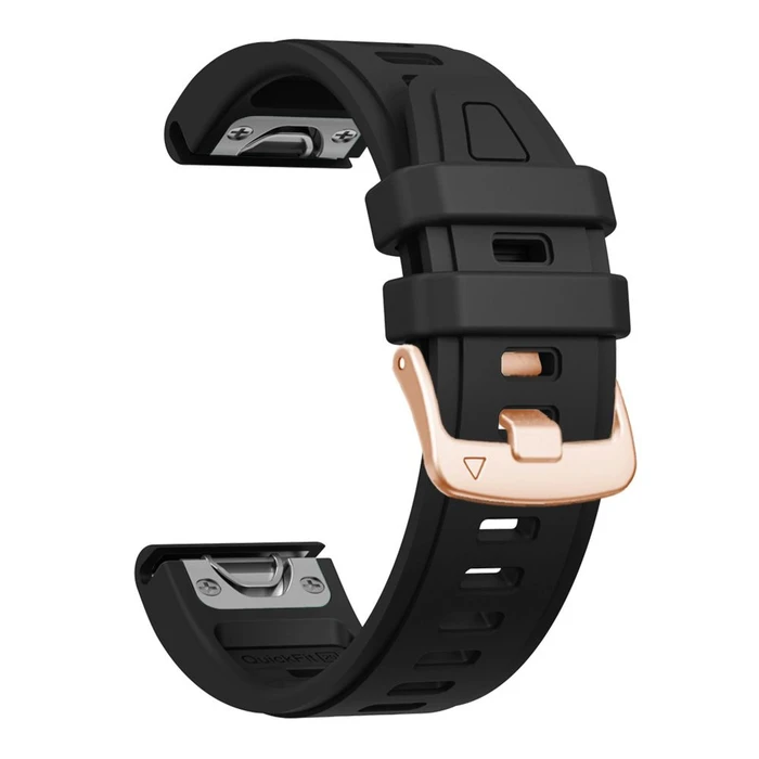 Tech-Protect Silicone Garmin Fenix 5s / 5s Plus / 6s / 6s Pro / 7s / 8 / 9 / 9 Pro 43 mm Black