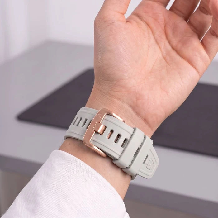 Tech-Protect Silicone Garmin Fenix 5s / 5s Plus / 6s / 6s Pro / 7s / 8 / 9 / 9 Pro 43 mm Fog Grey