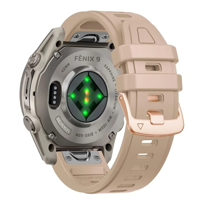 Tech-Protect Silicone Garmin Fenix 5s / 5s Plus / 6s / 6s Pro / 7s / 8 / 9 / 9 Pro 43 mm Walnut