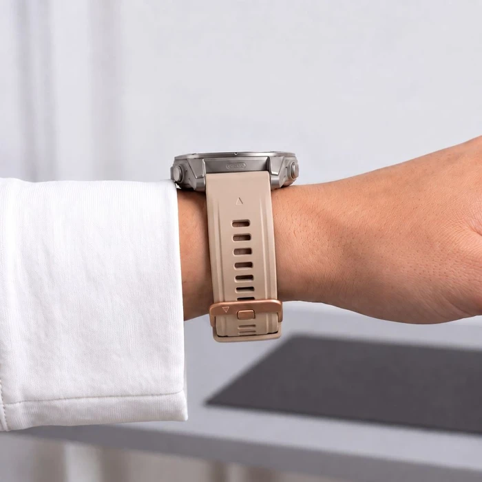 Tech-Protect Silicone Garmin Fenix 5s / 5s Plus / 6s / 6s Pro / 7s / 8 / 9 / 9 Pro 43 mm Walnut