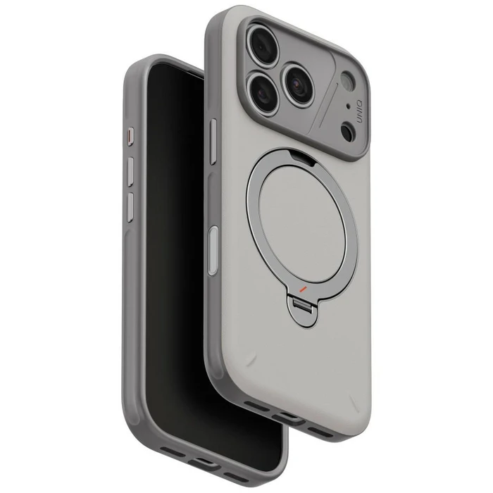 UNIQ Elix Apple iPhone 18 Pro / 17 Pro 360 Rotating Kickstand light grey