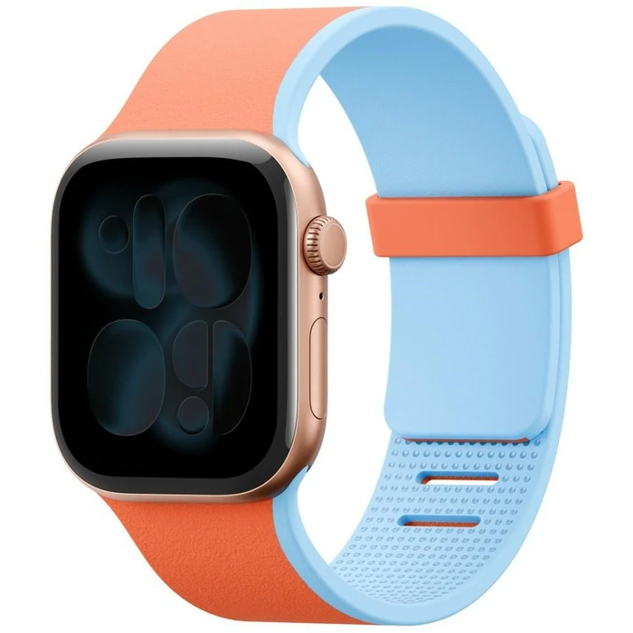 UNIQ Revix IV Reversible Magnetic Apple Watch Series 1/2/3/4/5/6/7/8/9/10/11/12SE/SE2/SE3 40/41/42mm orange-blue